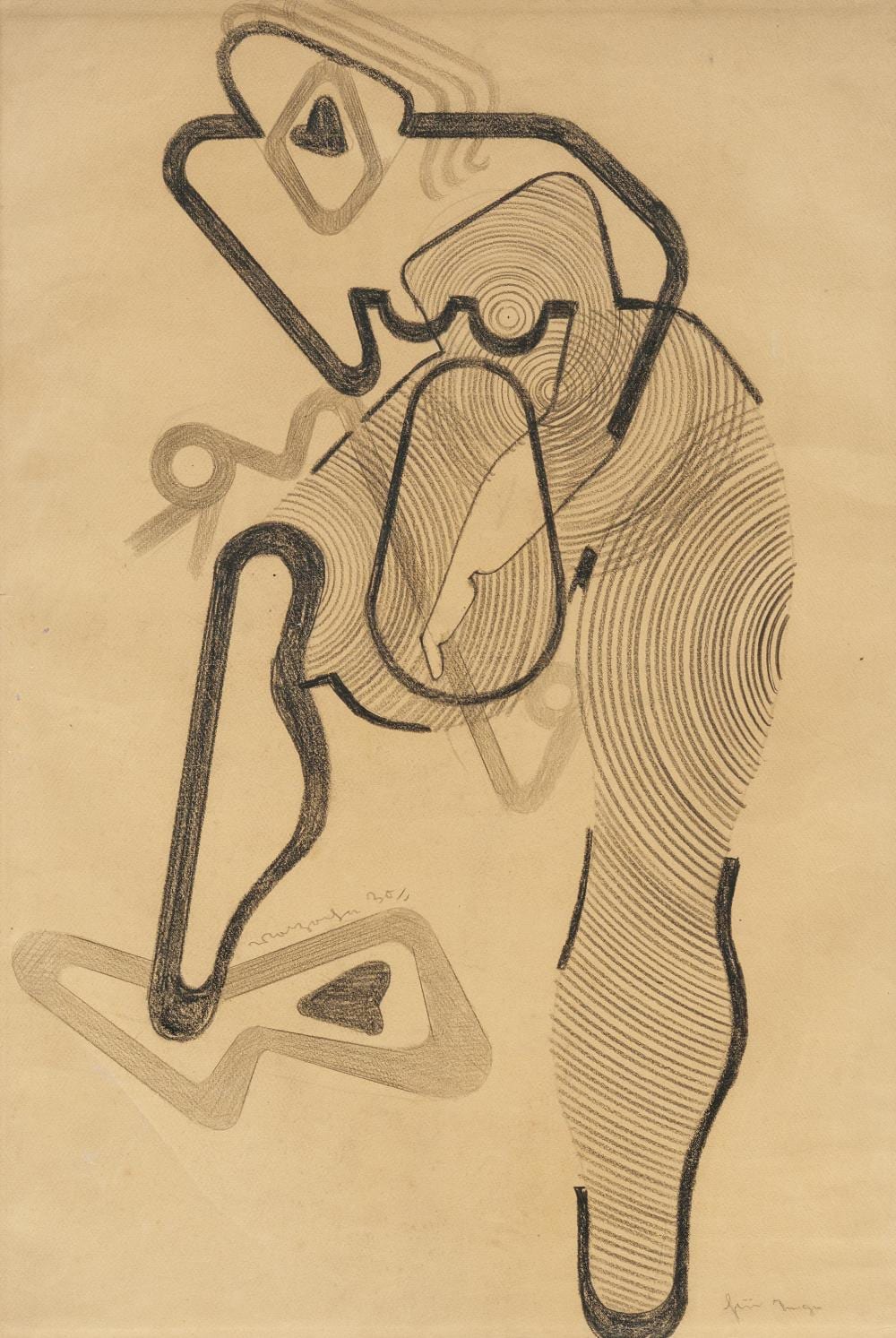 johannes molzahn untitled · Van Ham Kunstauktionen · 2025-06-05 Johannes Molzahn comparable auction result: johannes molzahn untitled