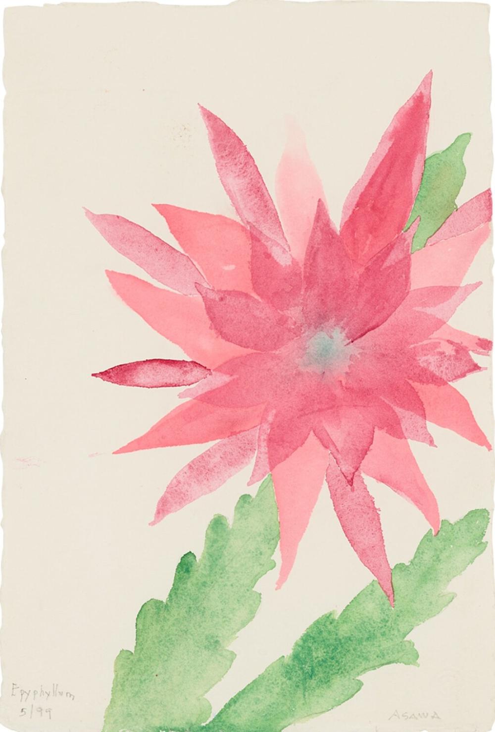 Ruth Asawa comparable auction result: epyphyllum