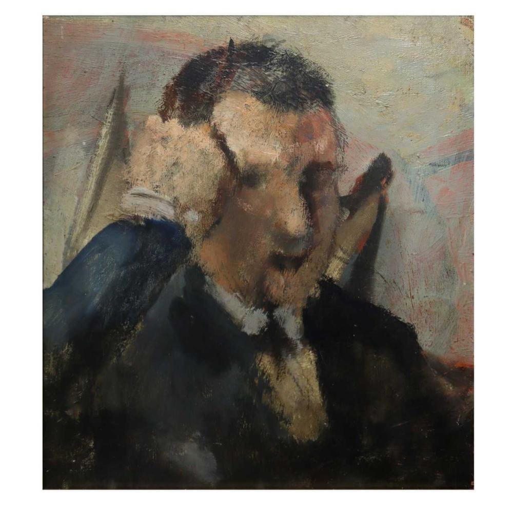 Guglielmo Janni comparable auction result: guglielmo janni roma 1892 1958 self portrait around 1925