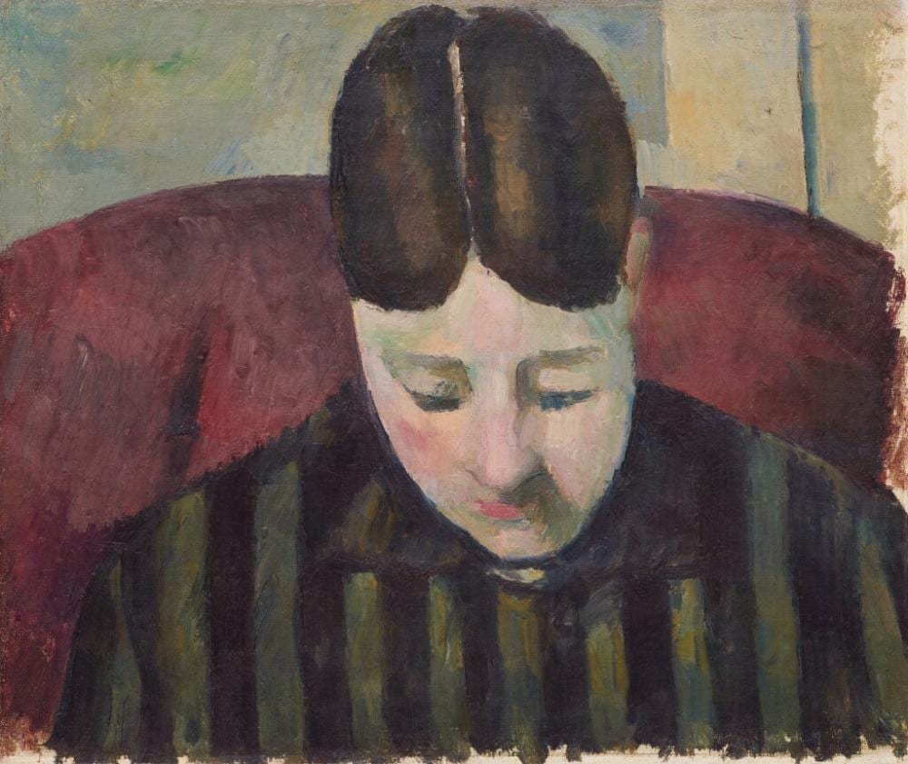 Portrait de Madame Cézanne comparable sale