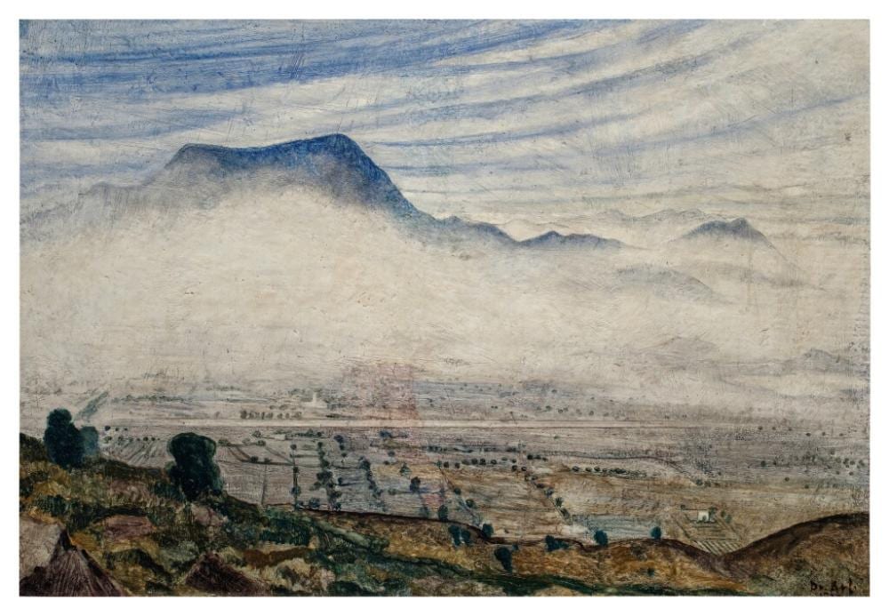 Gerardo Murillo comparable auction result: valle brumoso