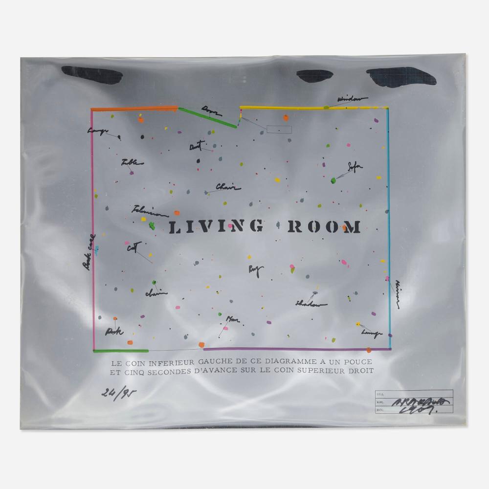 Shusaku Arakawa comparable auction result: shusaku arakawa living room