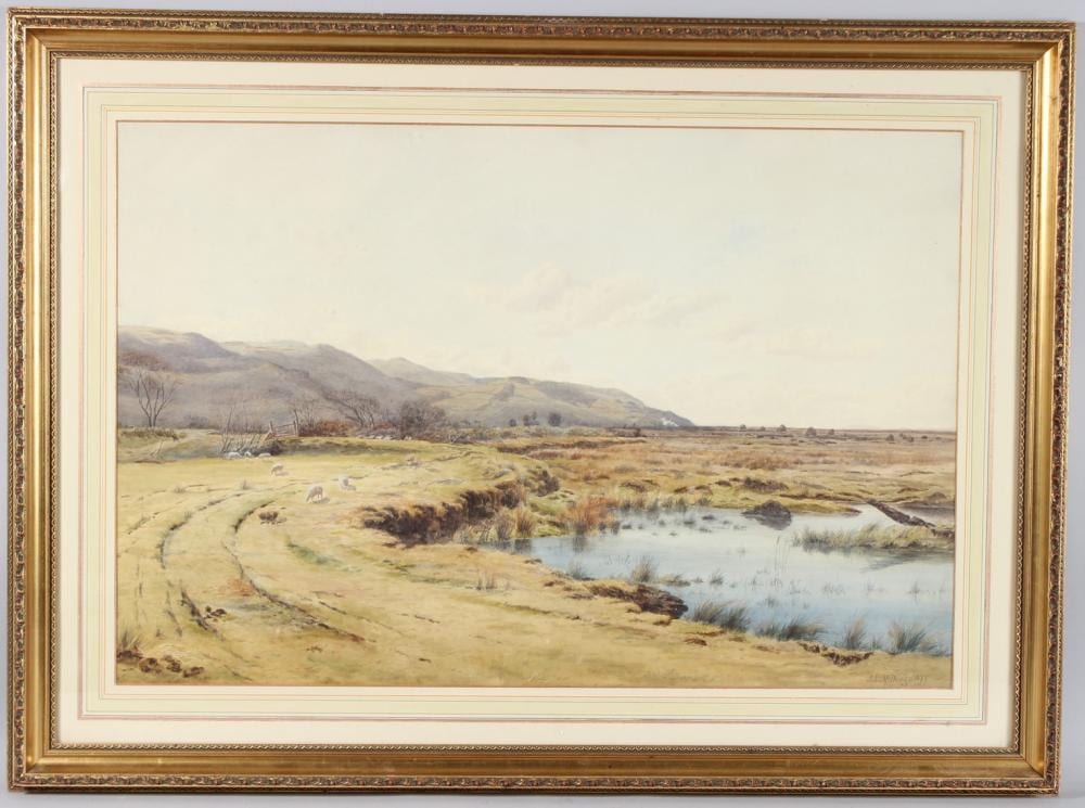 John (1877) McDougal comparable auction result: john mcdougal 1851 1945 a sunny day arthog bog north wales watercolour signed and dated 187