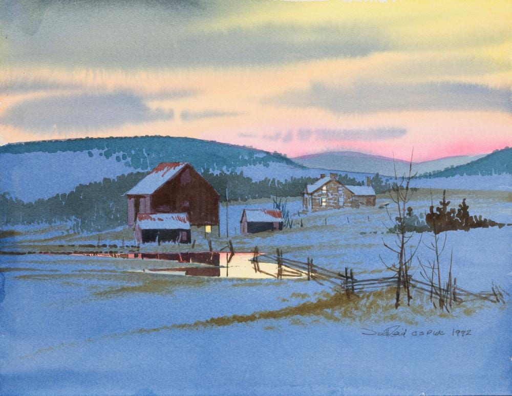 Jack Reid comparable auction result: jack reid sunset in the valley