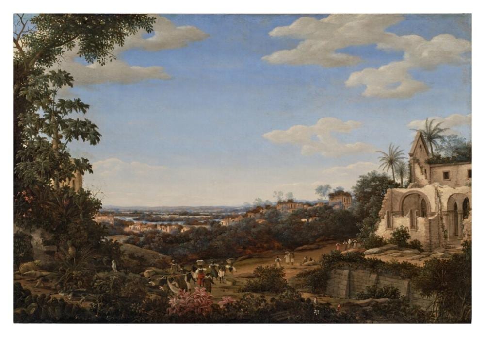 View of Olinda, Brazil, with the Ruins of the Jesuit Church comparable sale