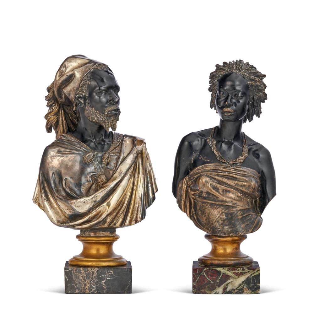Charles-Henri-Joseph Cordier comparable auction result: charles henri joseph cordier 1827 1905 v nus africaine et sa d abdullah