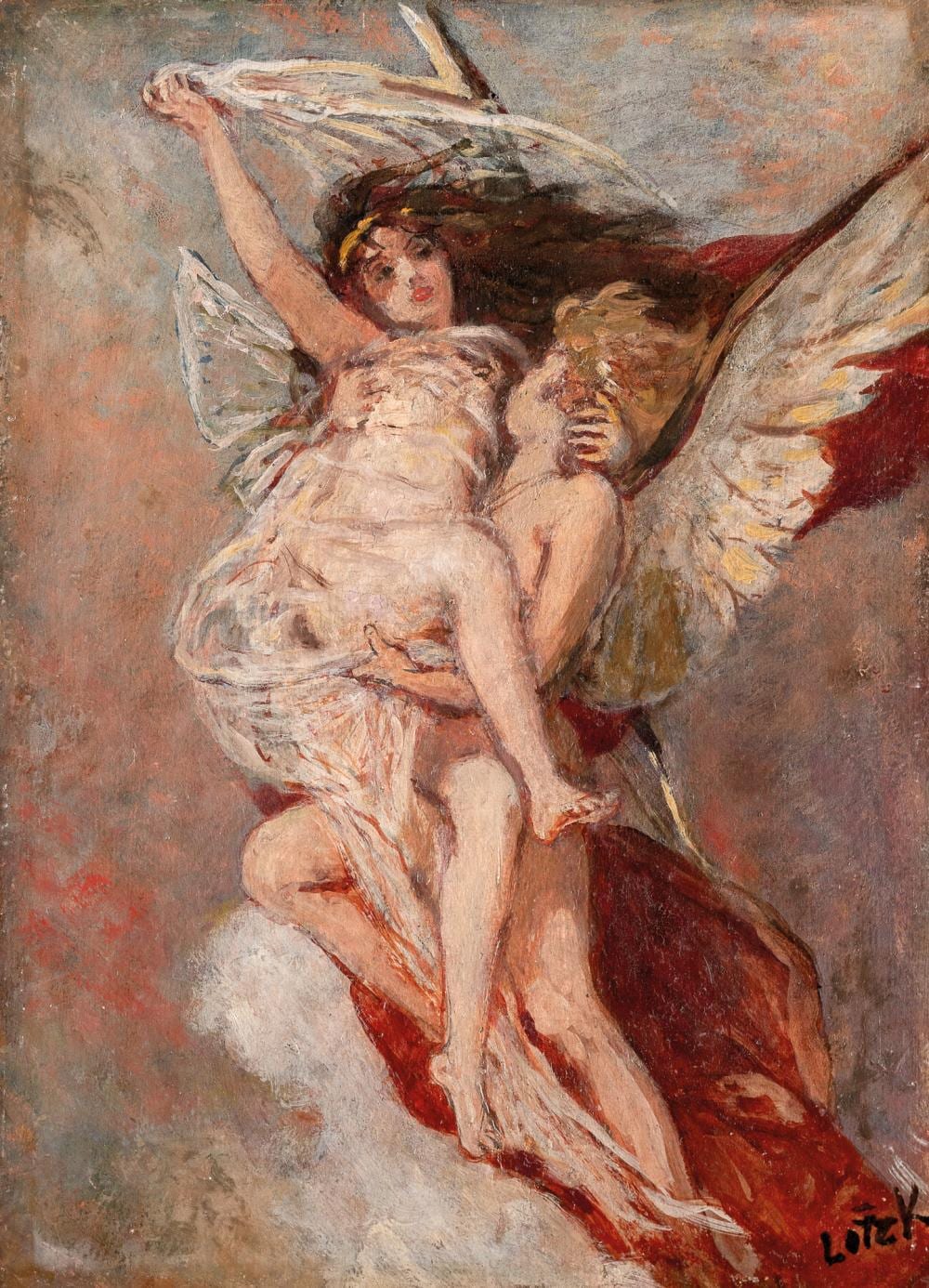 Karl Lotz comparable auction result: k roly lotz 1833 1904 cupid and psyche