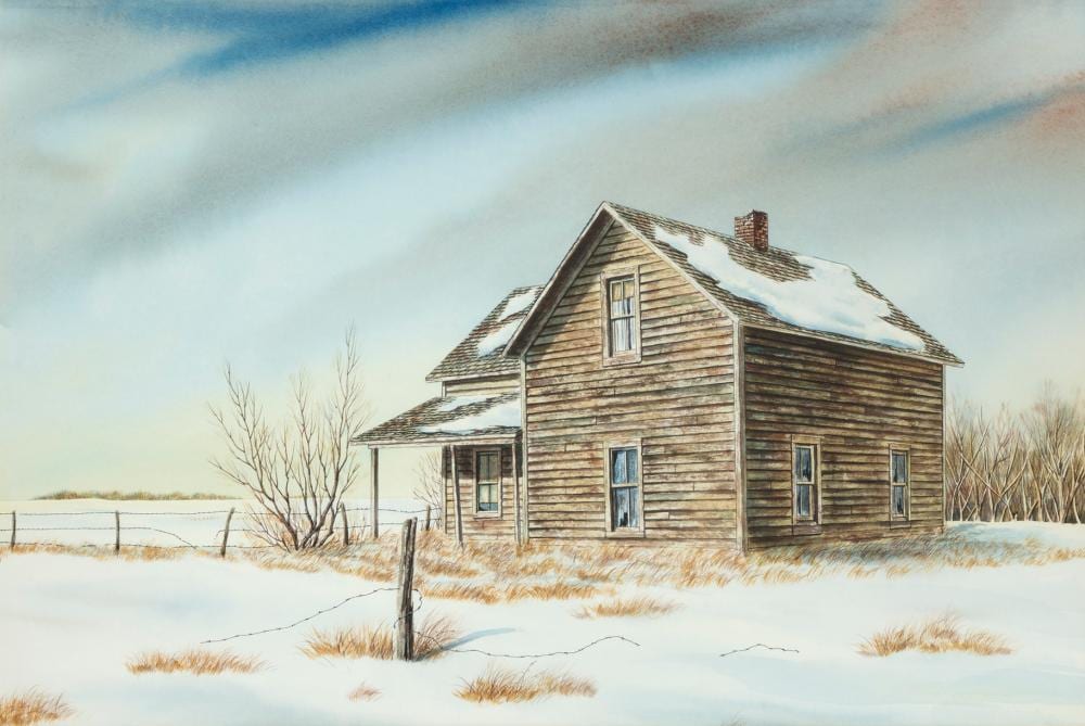 Henry Ripplinger comparable auction result: henry ripplinger homestead in winter