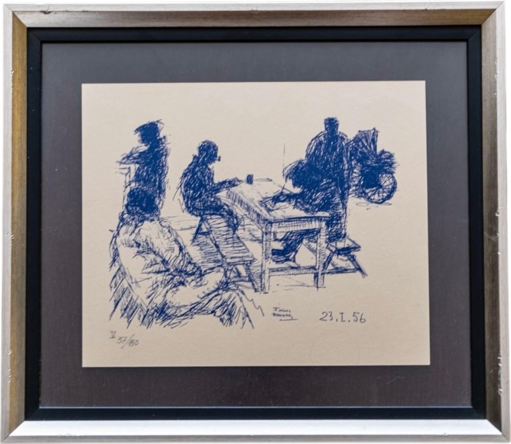 fikret mualla 1903 1967 lithography · Clar Auction · 2025-05-25 Fikret Mualla comparable auction result: fikret mualla 1903 1967 lithography
