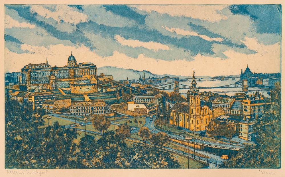 Dóra Maurer comparable auction result: d ra maurer 1937 budapest at spring time