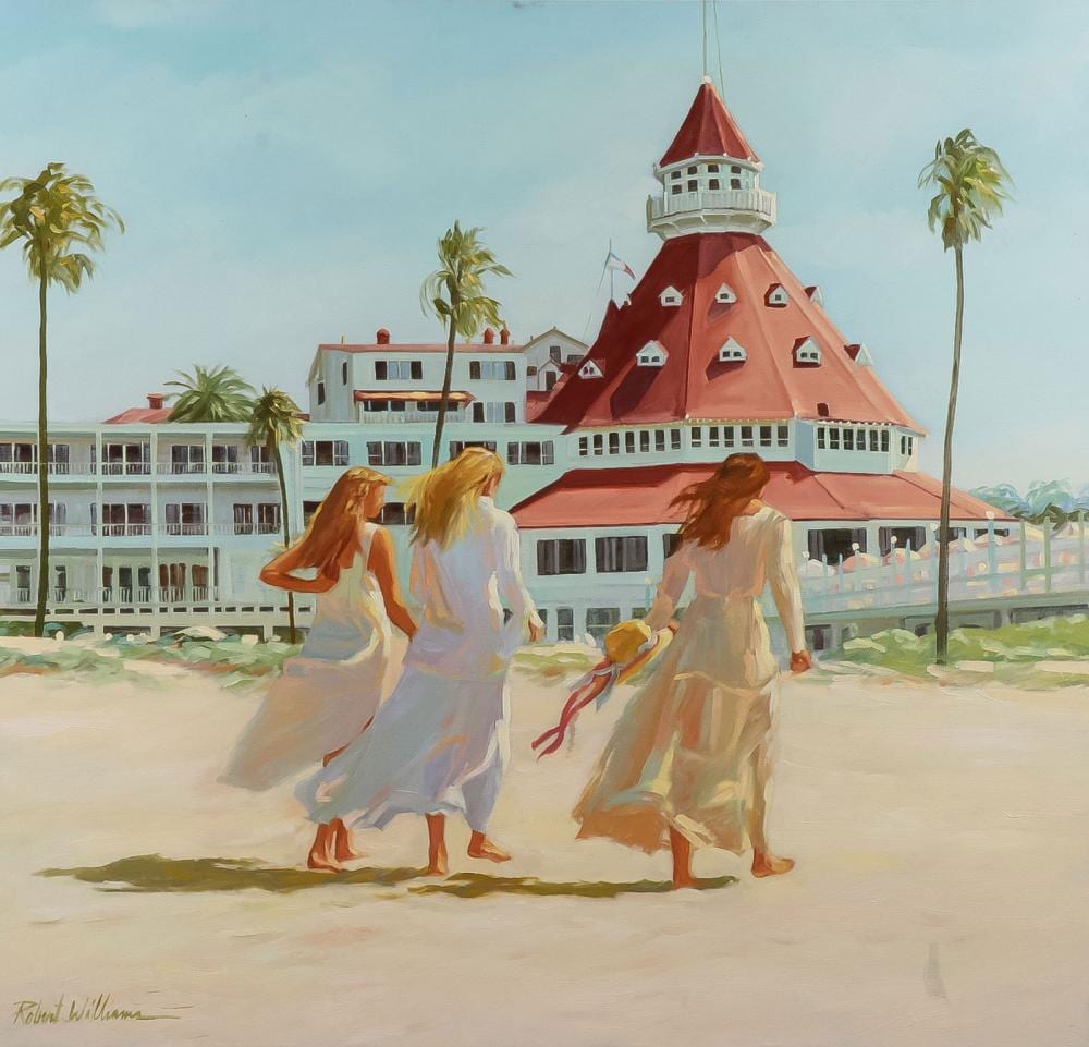 Robert Williams comparable auction result: original robert williams oil painting
