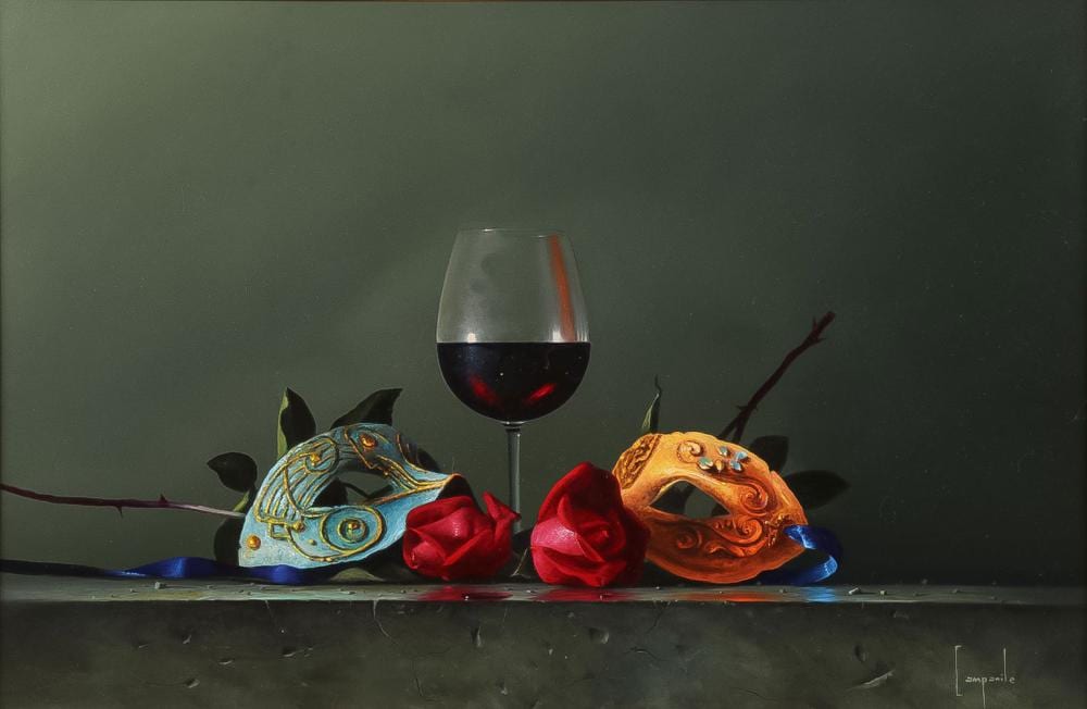 Dario Campanile comparable auction result: original dario campanile oil painting
