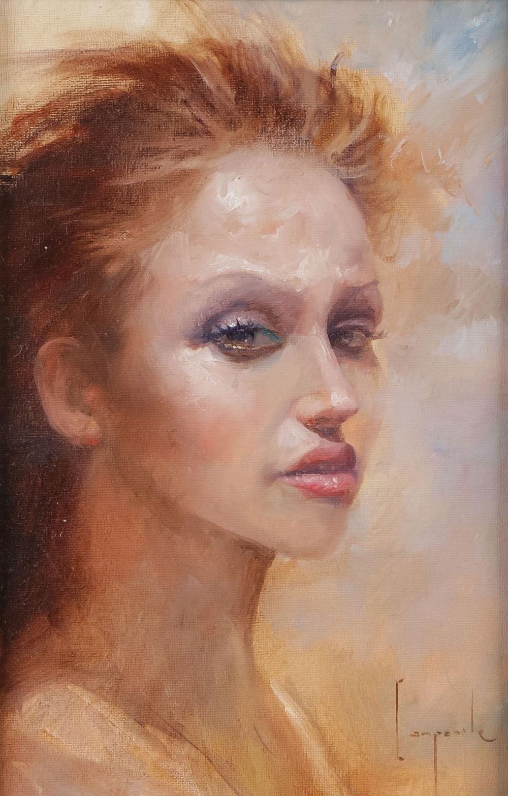 Dario Campanile comparable auction result: original dario campanile oil painting