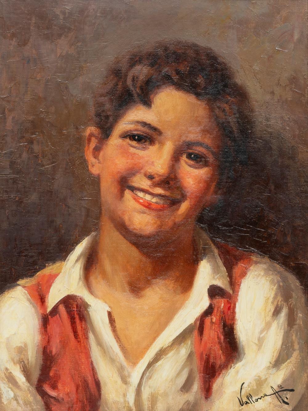 Antonio Vallone comparable auction result: antonio vallone boy of capri