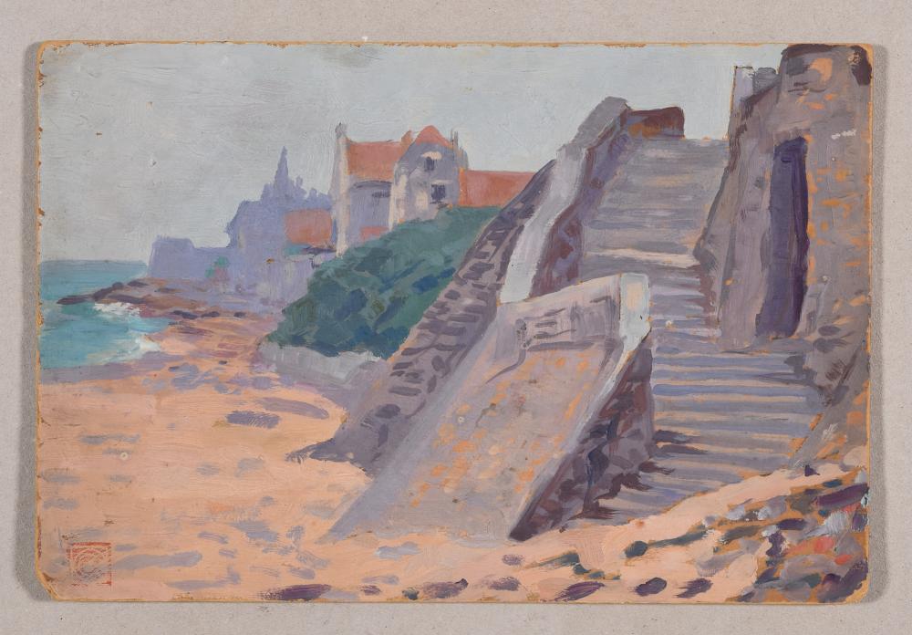Ghisbert Combaz comparable auction result: coast in brittany
