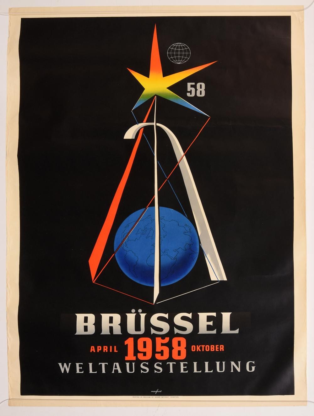 Leo Marfurt comparable auction result: br ssel april 1958 oktober weltausstellung