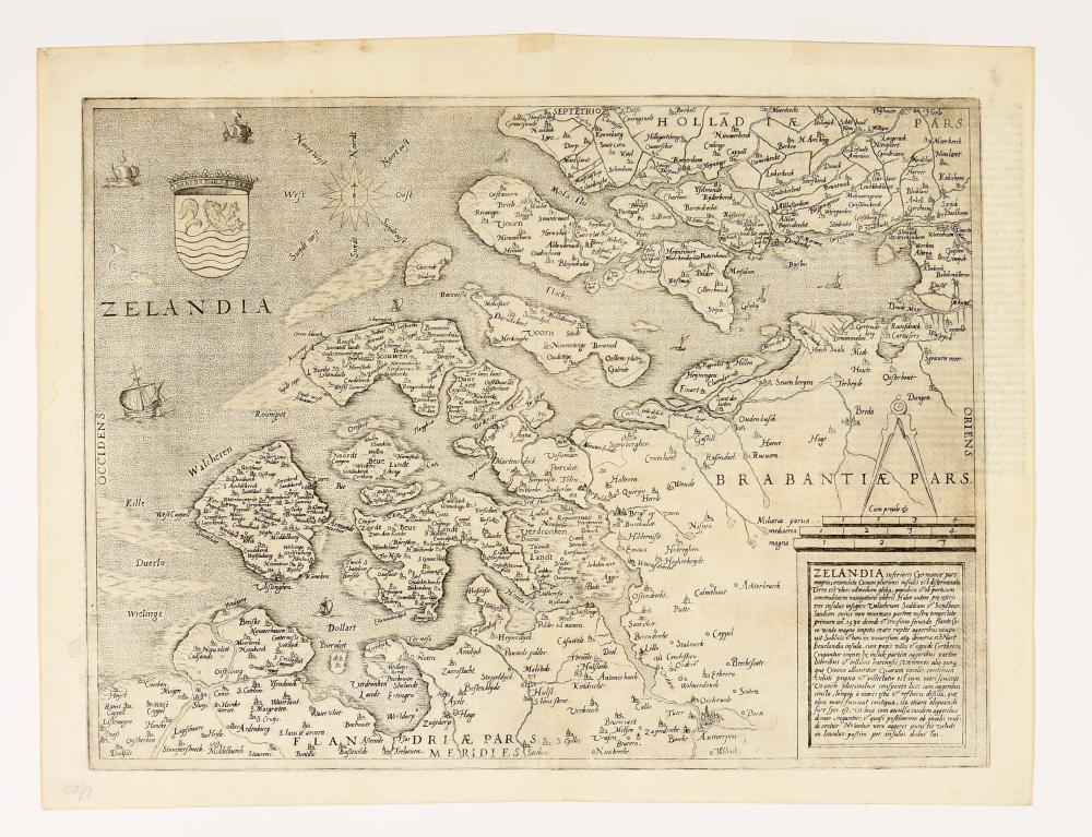 Gerard de Jode comparable auction result: zelandia inferioris germaniae pars
