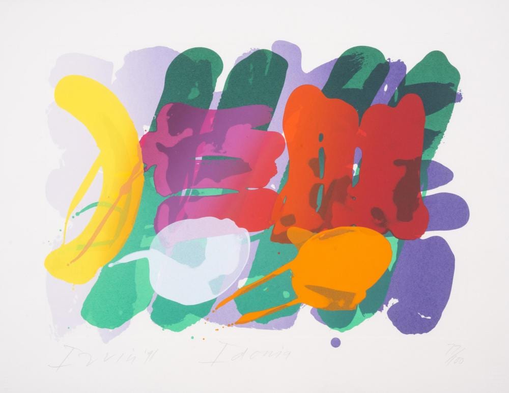 Albert Irvin comparable auction result: albert irvin 1922 2015 idonia from chelsea arts club centenary portfolio 1991