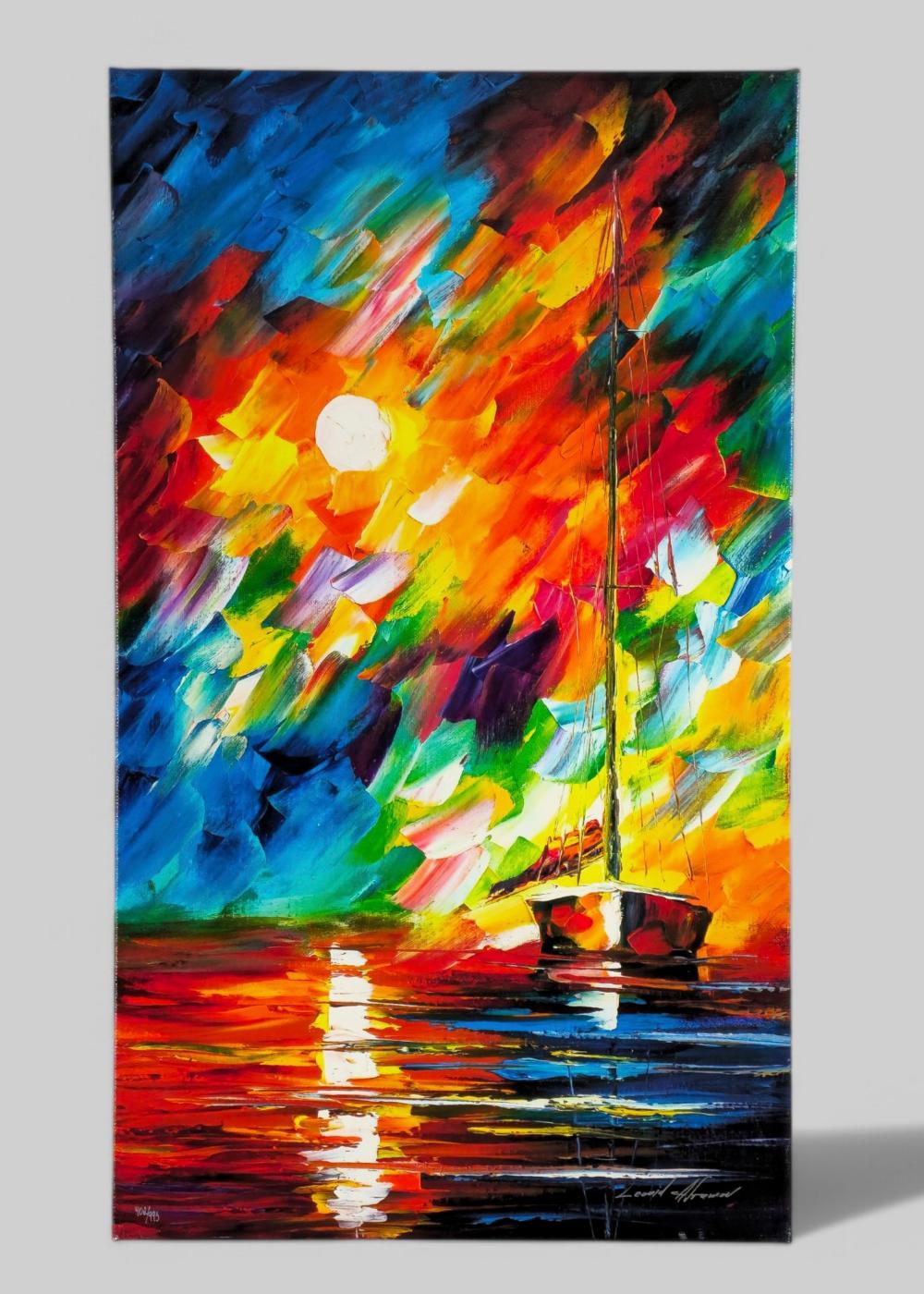 leonid afremov 1955 2019 russia giclee on canvas rainbow sky · Main Auction Galleries · 2025-06-08 Leonid Afremov comparable auction result: leonid afremov 1955 2019 russia giclee on canvas rainbow sky