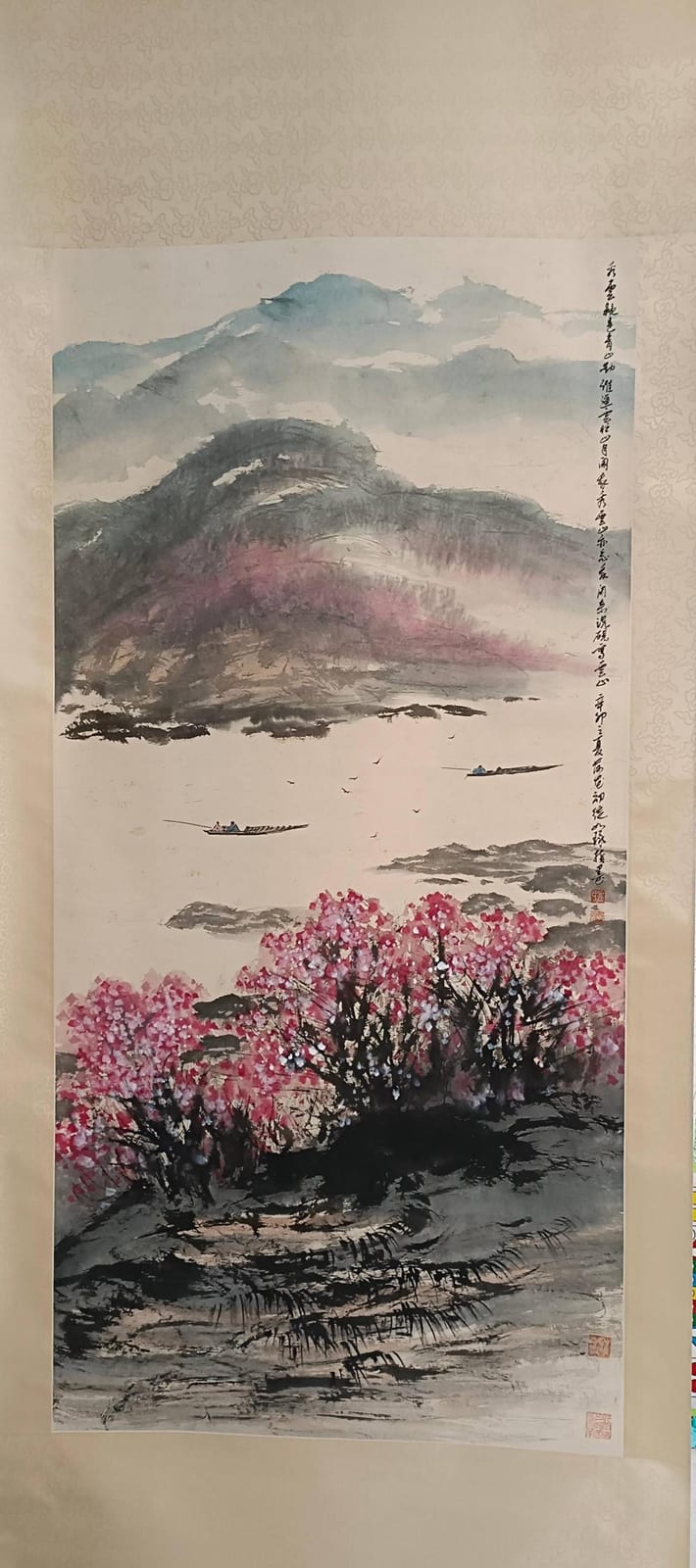 Cui Ruzhou comparable auction result: cui ruzhuo landscape hanging scroll