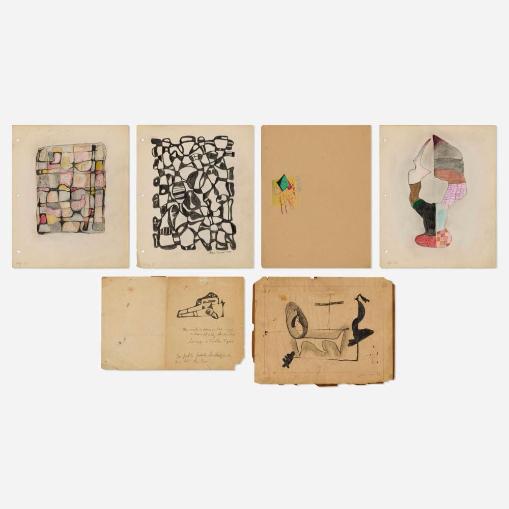 Ibram Lassaw comparable auction result: ibram lassaw six works