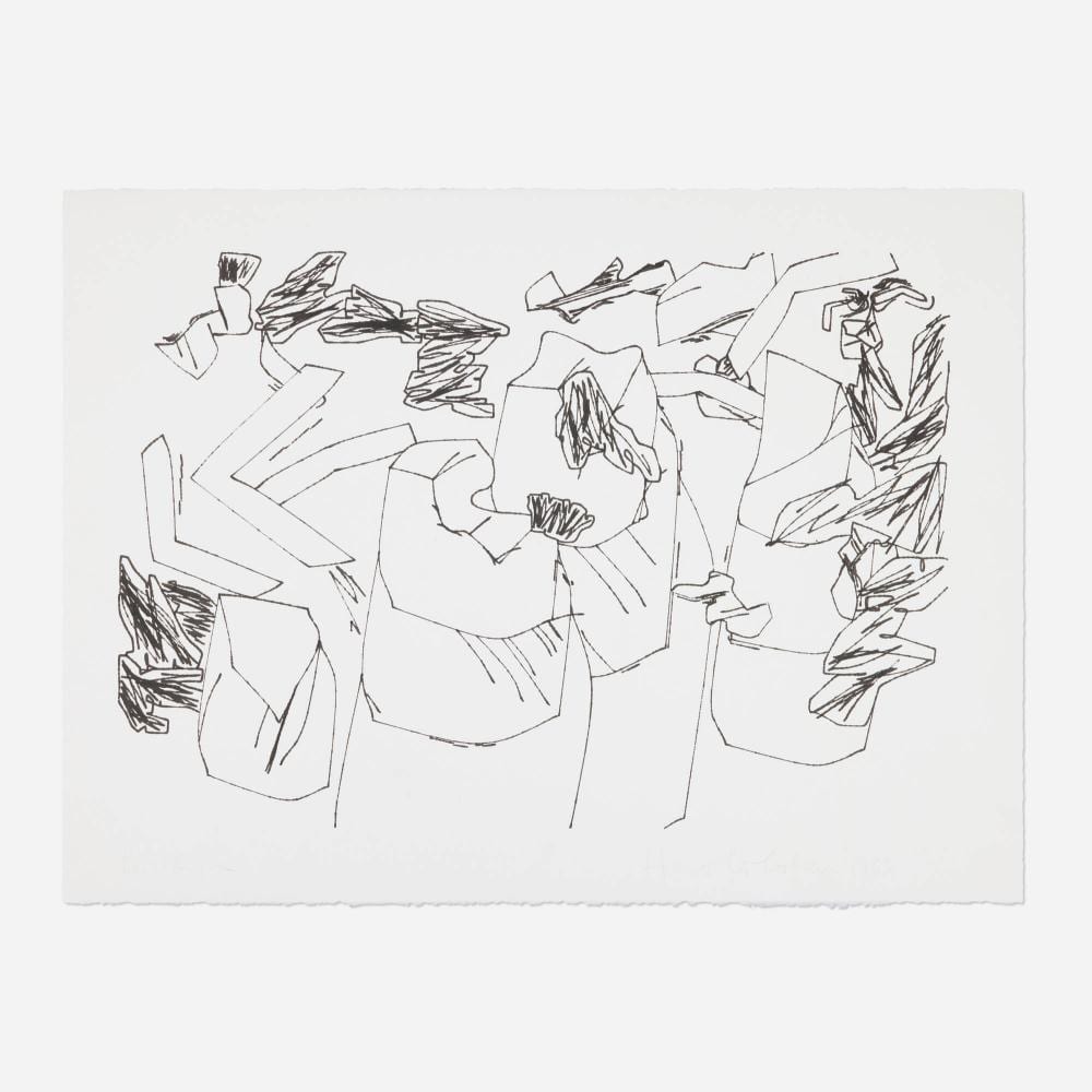 Harold Cohen comparable auction result: harold cohen brooklyn