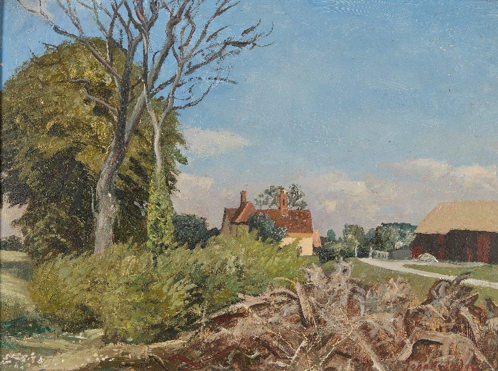 John Arthur Malcolm Aldridge comparable auction result: john arthur malcolm aldridge cornish hall 1952