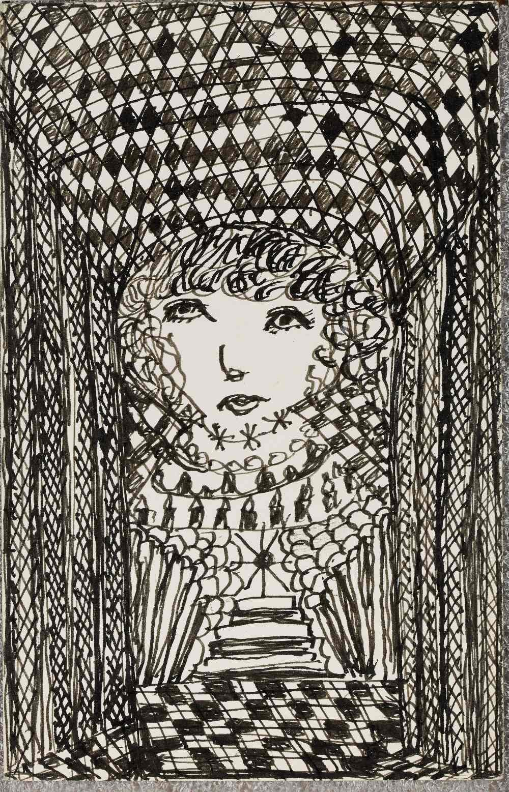 Madge Gill comparable auction result: madge gill untitled 1958