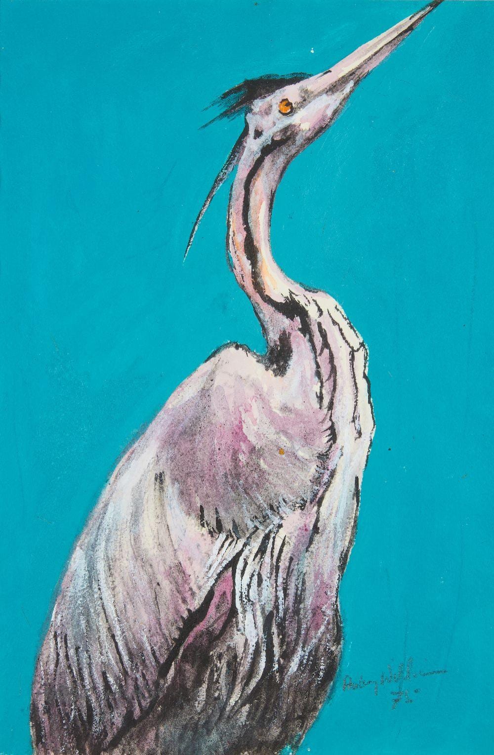 Aubrey Williams comparable auction result: aubrey williams heron 1975