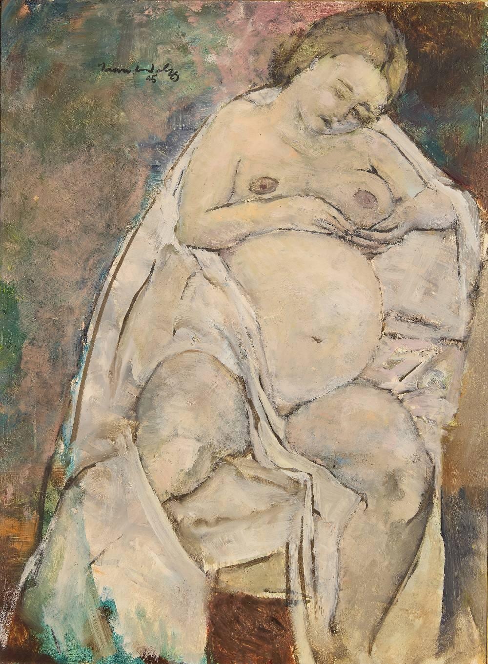 Jean Welz comparable auction result: jean welz pregnant nude 1945