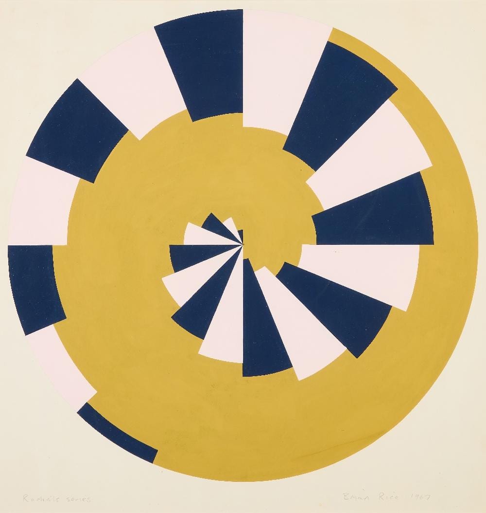 Brian Rice comparable auction result: brian rice radials series 1967