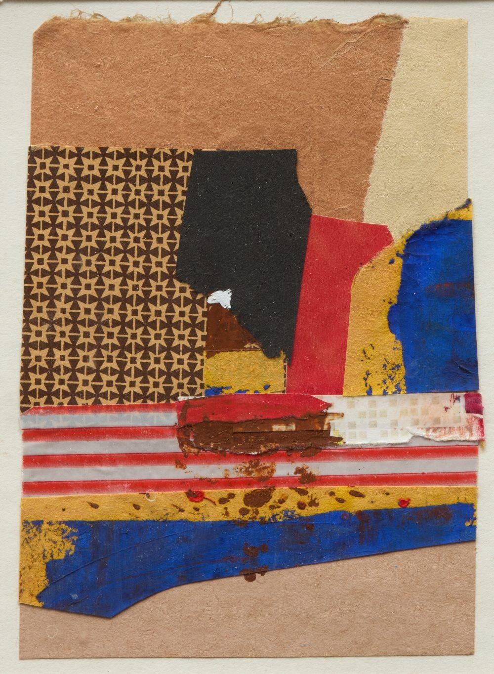 Kenneth Mahood comparable auction result: kenneth mahood collage 1987