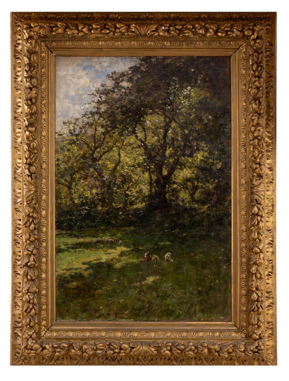 Eugenio Gignous comparable auction result: eugenio gignous nel pascolo in the pasture