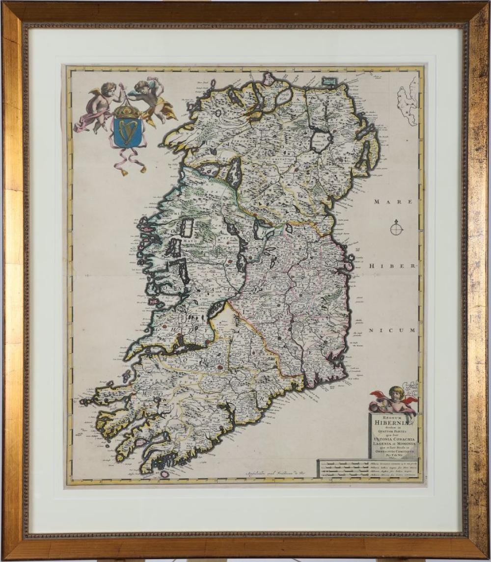 Frederik de Wit comparable auction result: map frederick de wit