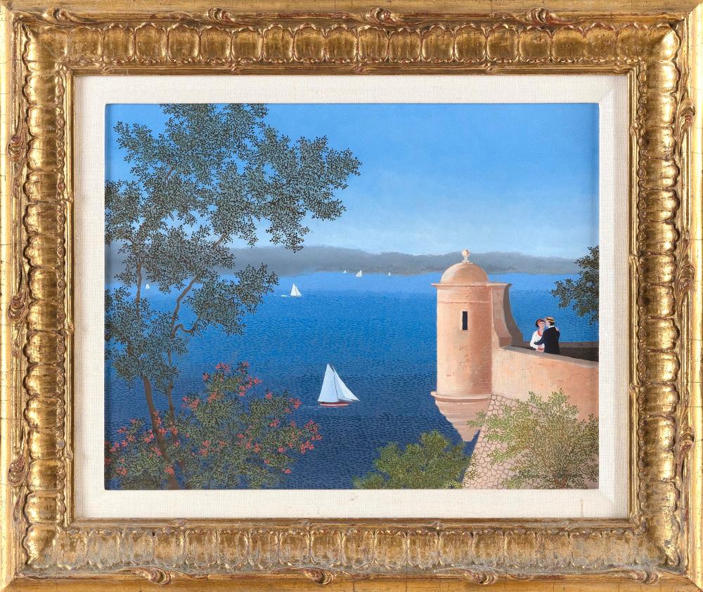 Fabienne Delacroix comparable auction result: fabienne delacroix france madagascar 1972 les iles de l rins oil on canvas 10 75 x 13 75 framed 15 75 x 18 75
