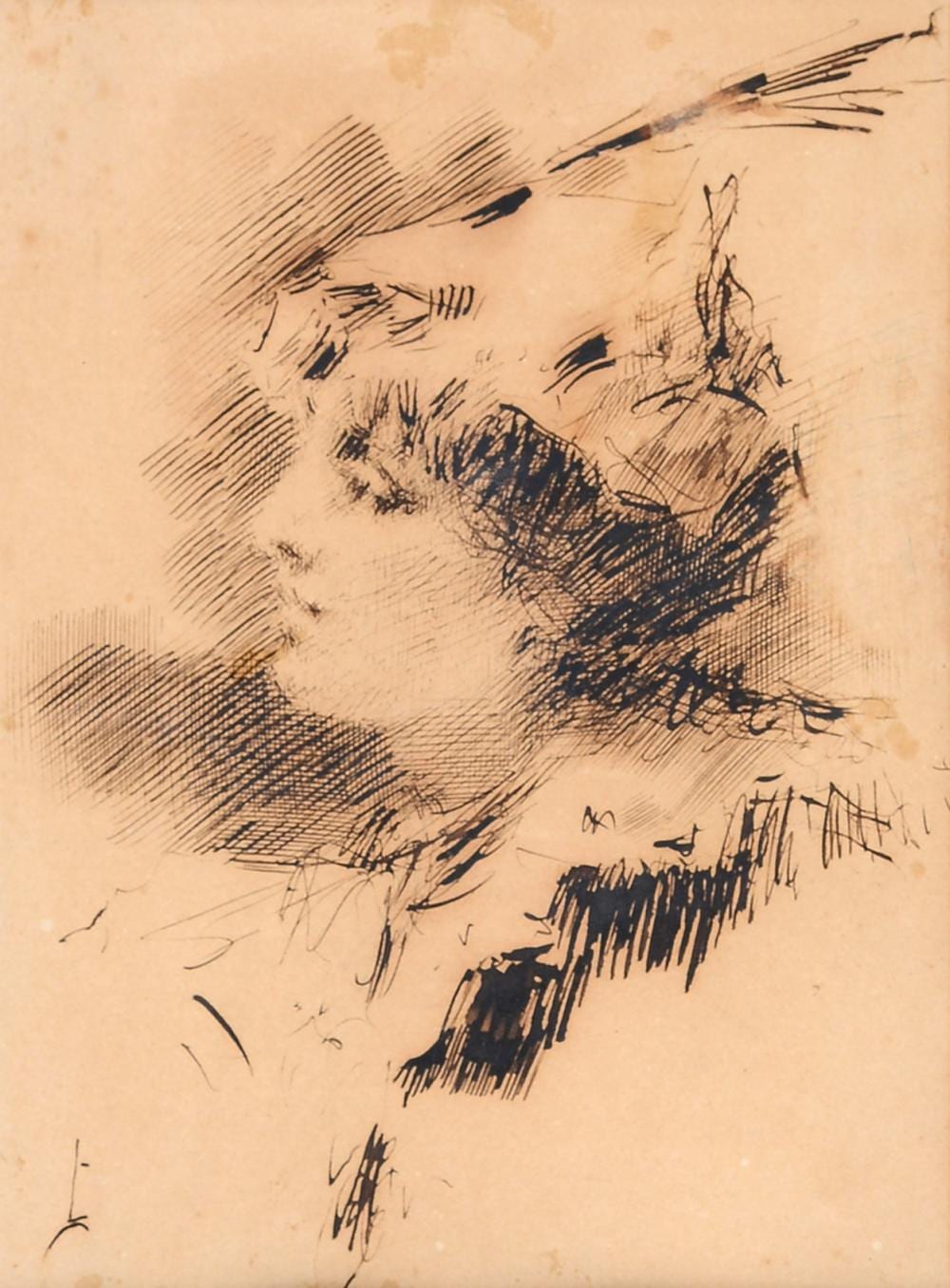 Luigi Conconi comparable auction result: luigi conconi milano 1852 1917 volto