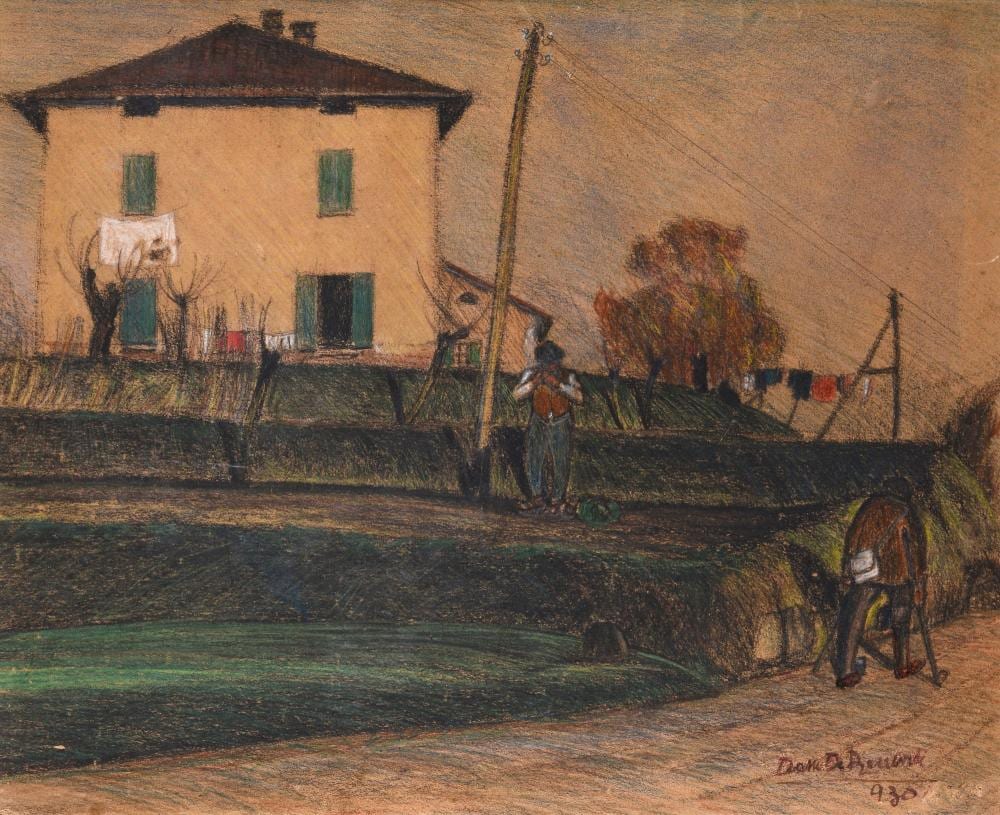 domenico de bernardi 1892 1963 vita in campagna 1930 · Pananti Casa D'Aste SRL · 2025-05-29 Domenico DeBernardi comparable auction result: domenico de bernardi 1892 1963 vita in campagna 1930