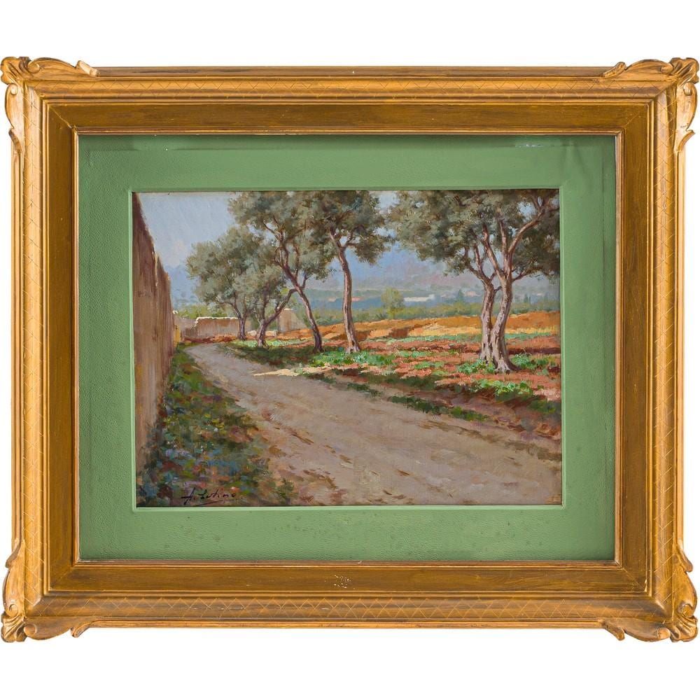 Antonio Cutino comparable auction result: antonio cutino olio su tavoletta