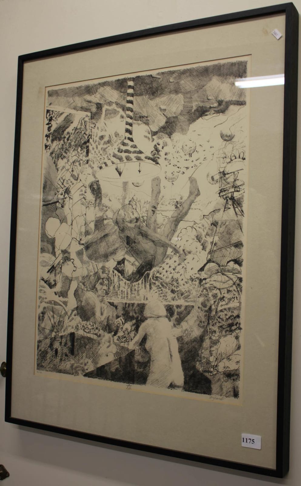 James McGarrell comparable auction result: james mcgarrell lithograph