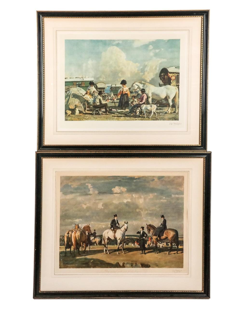 Alfred James Munnings comparable auction result: alfred munnings two signed prints
