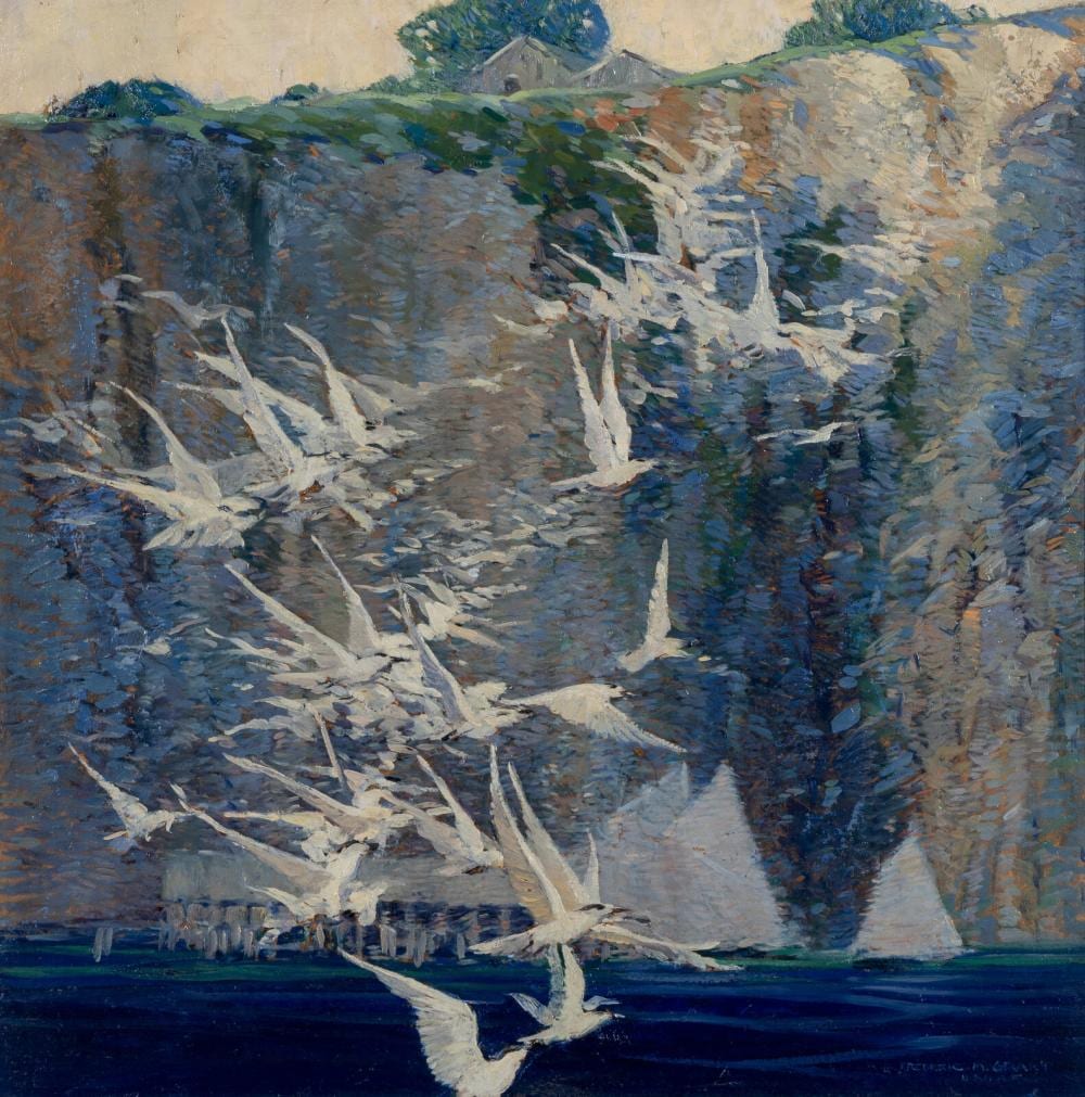 Frederic M. Grant comparable auction result: frederic m grant american 1886 1959 birds of a feather