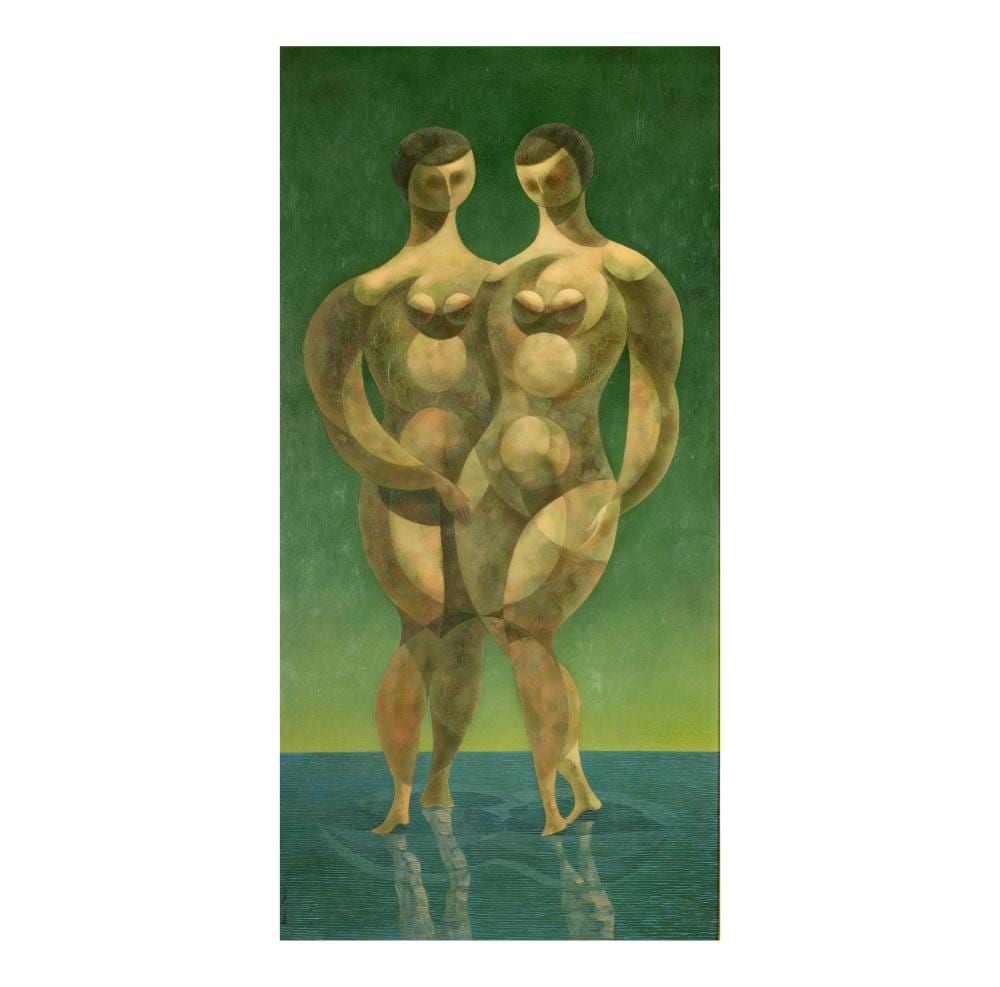 flavio cabral 1918 1990 two women · Abell Auction · 2025-05-31 Flavio Cabral comparable auction result: flavio cabral 1918 1990 two women