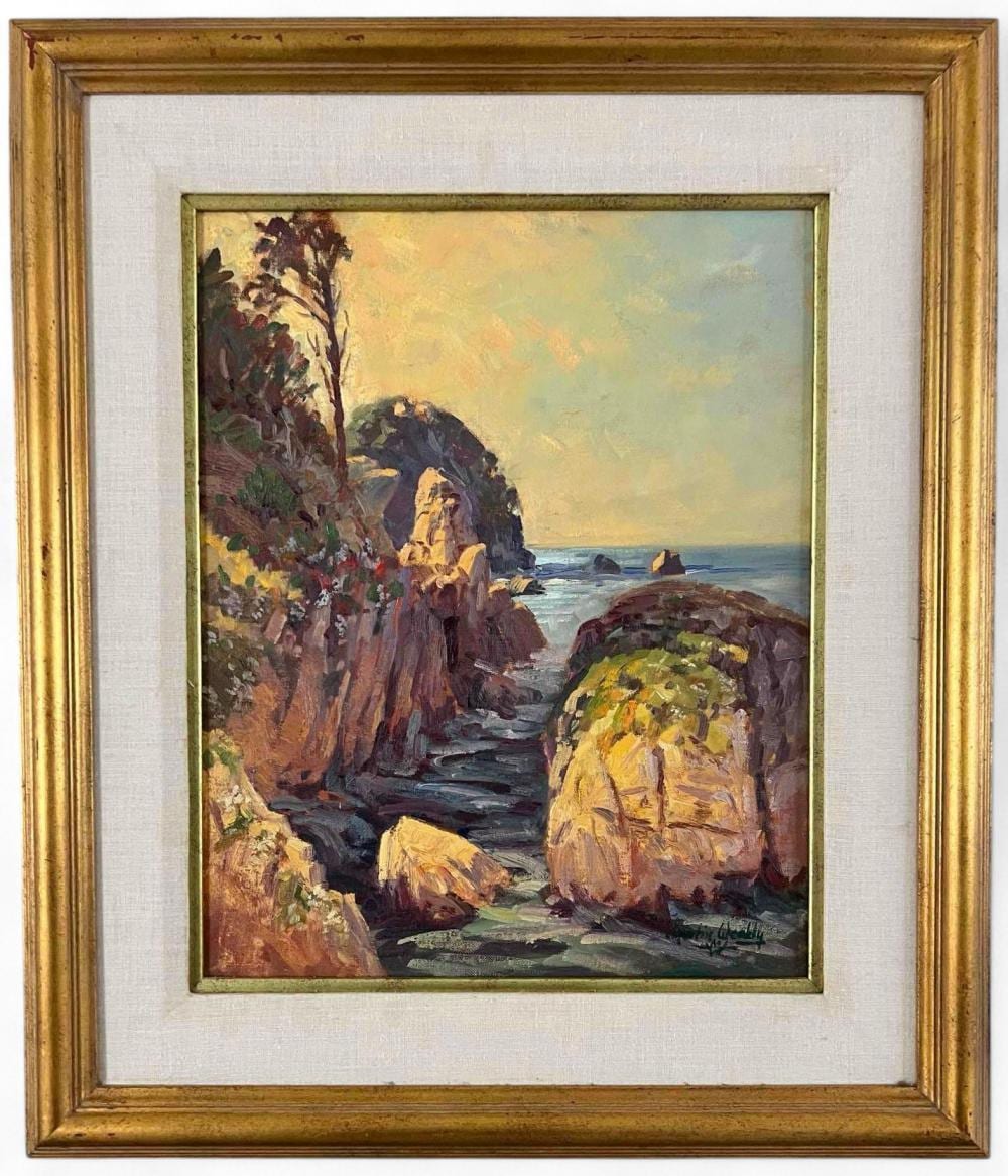 Martin Weekly comparable auction result: martin weekly california b 1936 point lobos oil on canvas