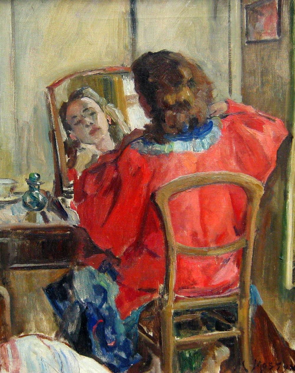 Marjorie Mostyn comparable auction result: marjorie mostyn british 1893 1979 pink kimono