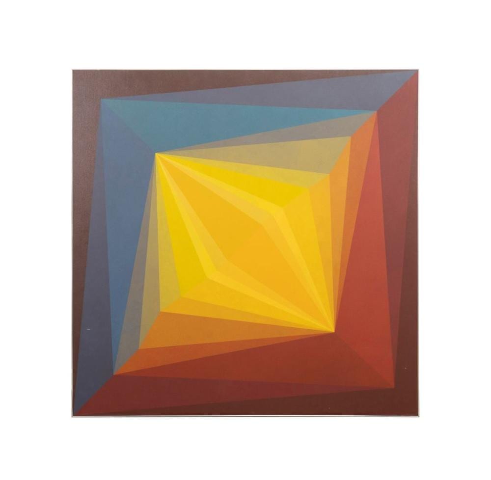 doris leeper large geometric rainbow oil c · Ahlers & Ogletree Inc. · 2025-06-04 Doris Leeper comparable auction result: doris leeper large geometric rainbow oil c