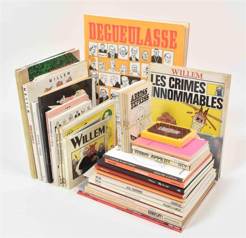 Willem Alexander Knip comparable auction result: willem bernard willem holtrop b 1941 collection of ca 50 volumes