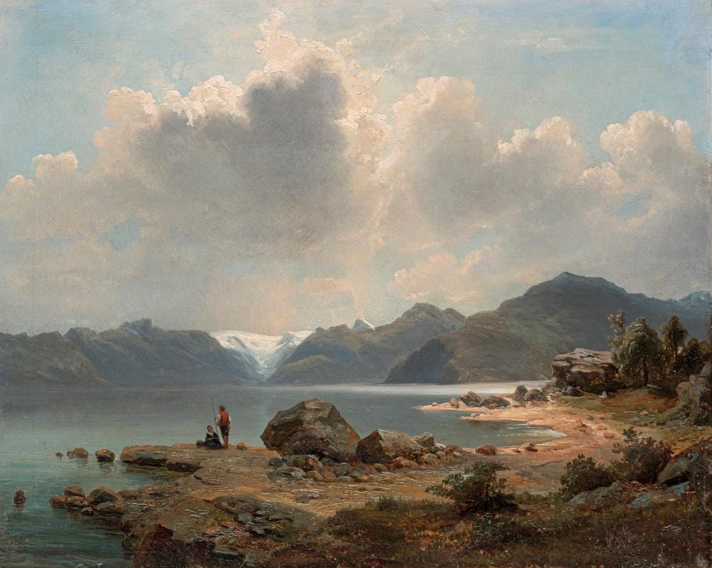 carl robert kummer see in den bergen 1850 · Schmidt Kunstauktionen Dresden OHG · 2025-06-21 Robert Kummer comparable auction result: carl robert kummer see in den bergen 1850