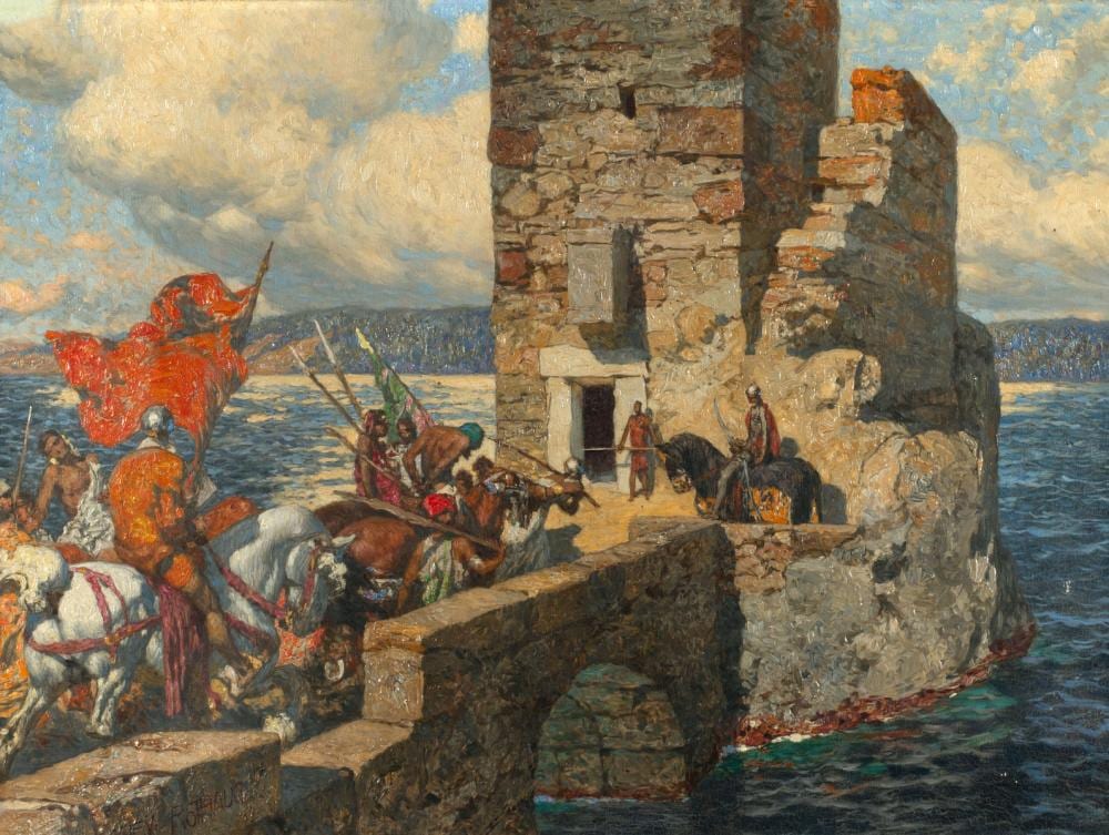 Alexander Rothaug comparable auction result: alexander rothaug 1870 1946 sarazenenturm