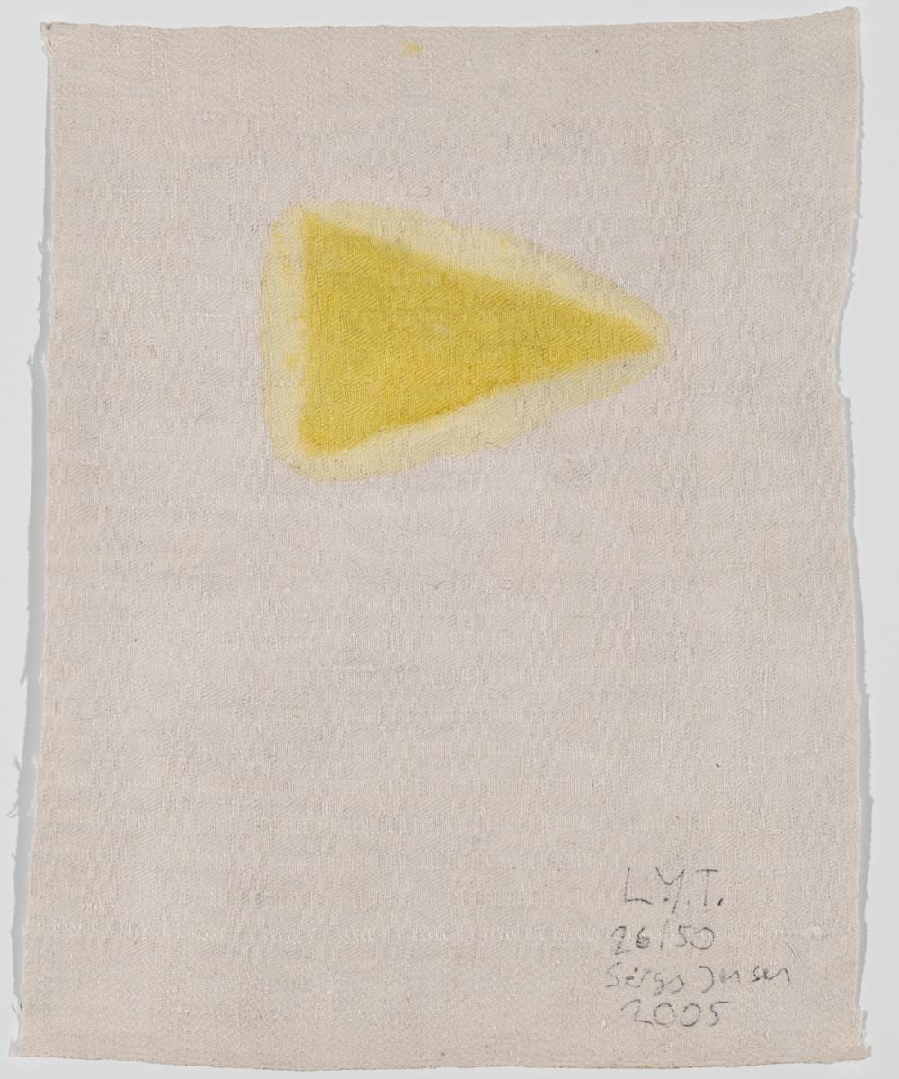 Sergej Jensen comparable auction result: sergej jensen 1973 the last yellow triangle