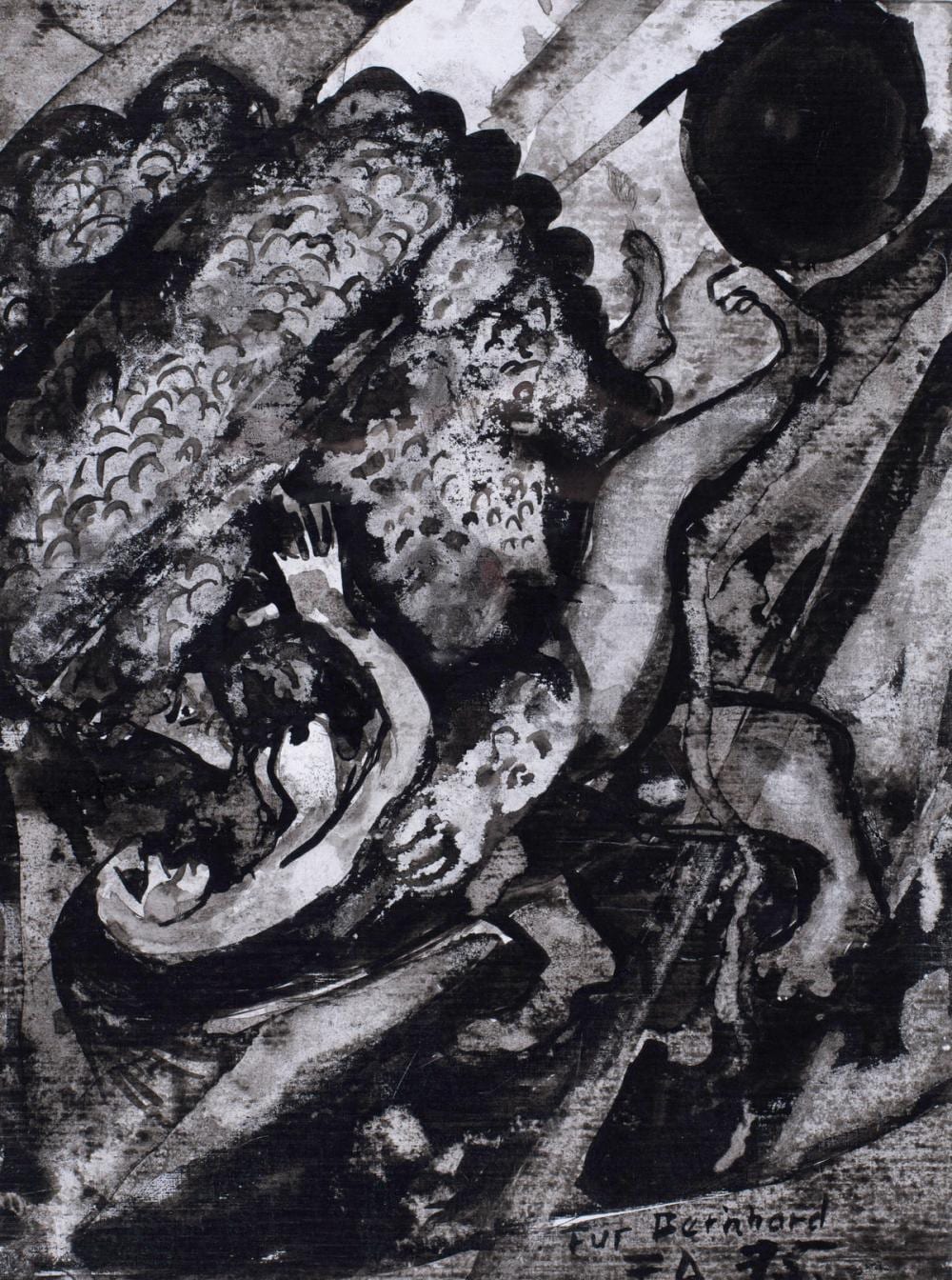 Friedrich Dürrenmatt comparable auction result: friedrich d rrenmatt 1921 1990 minotaurus frau vergewaltigend